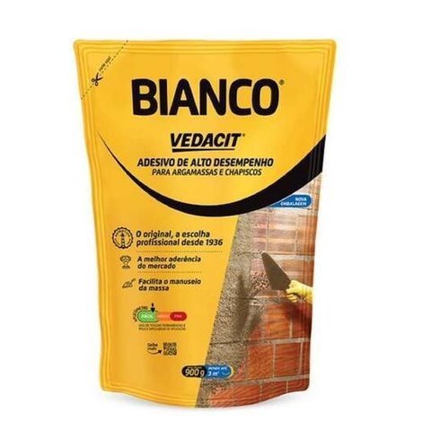Bianco 900g Adesivo Aditivo Argamassa Chapisco Fixa Vedacit