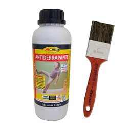 Antiderrapante Liquido Allchem 1l + Pincel Cerda Mista 2" - 1