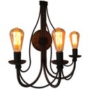 Ver imagem 6 de Arandela Tripla Modelo Cecília Artesanal Em Ferro Reforçado Libertas Rosas Artesanato Arandela Cecíl