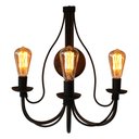 Ver imagem 5 de Arandela Tripla Modelo Cecília Artesanal Em Ferro Reforçado Libertas Rosas Artesanato Arandela Cecíl