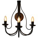 Ver imagem 1 de Arandela Tripla Modelo Cecília Artesanal Em Ferro Reforçado Libertas Rosas Artesanato Arandela Cecíl