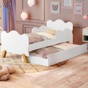 Ver imagem 2 de Mini Cama Angel com Cama Auxiliar 156x80 Cm Mdf Branco Decmade