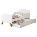 Ver imagem 1 de Mini Cama Angel com Cama Auxiliar 156x80 Cm Mdf Branco Decmade