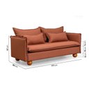 Ver imagem 4 de Sofá Modular 2 Lugares Pé Bolinha Sôma CabeCasa MadeiraOriginals