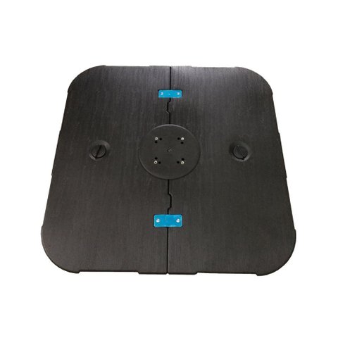 Base para Ombrelone Lateral Plus Fratini Quadrado em Plástico (hdpe) Cor Preto