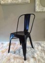 Ver imagem 5 de Cadeira de Jantar Tolix Iron Aço Reforçado Empilhavel Garden Life Cor Preto