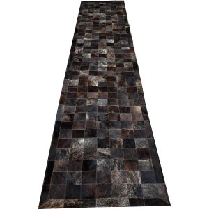 Tapete De Couro marrom exótico escuro 0,80x4,00 c/b pç 10x10