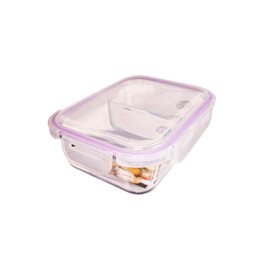 Pote hermético 640 ml com divisoria Quality House - 1