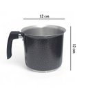 Ver imagem 7 de Fervedor Leiteira Canecão Tradicional 12cm 1,13l Alumínio Preto