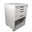 Ver imagem 1 de Carrinho Auxiliar com Rodas para Dentista Tatuador Estética