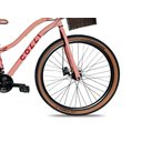 Ver imagem 4 de Bicicleta Viena Aro 29 Freio Disco 21v com Cestão Colli Cor Bronze Tamanho do Quadro 17 Rosa
