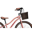 Ver imagem 2 de Bicicleta Viena Aro 29 Freio Disco 21v com Cestão Colli Cor Bronze Tamanho do Quadro 17 Rosa