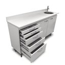 Ver imagem 4 de Conjunto Móveis Odontológicos - Balcão + Armário Suspenso - 6 Módulos