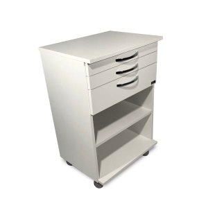 Carte em Mdf com 4 Rodízios - para Clínicas e Consultórios Odontológicos