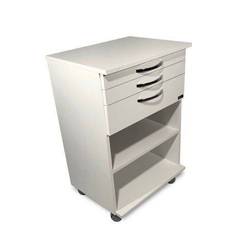 Carte em Mdf com 4 Rodízios - para Clínicas e Consultórios Odontológicos