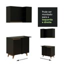 Ver mais imagens de Armário de Cozinha Completa de Canto 382cm Preto Reims Madesa 02