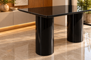 Ver imagem 3 de Mesa de Jantar Retangular 170x100cm - Dupla Base Cilíndrica Nix Designer
