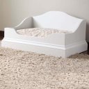 Ver imagem 1 de Cama Para Cachorro Porte Médio Com Detalhes Clássicos Branca Lilies Móveis