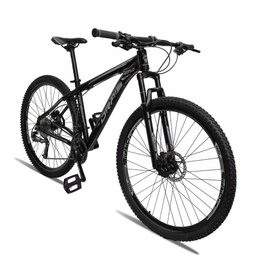 Bicicleta Drais Aro 29 Freio Hidráulico Alumínio MTB 27V Preto/Cinza 19" - 197 - 2