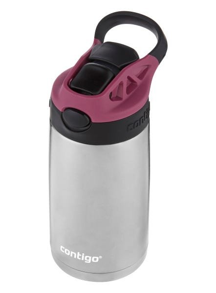 Garrafa Térmica Infantil Inox - Autospout Roxo-Rosa - 384ml Contigo - 4