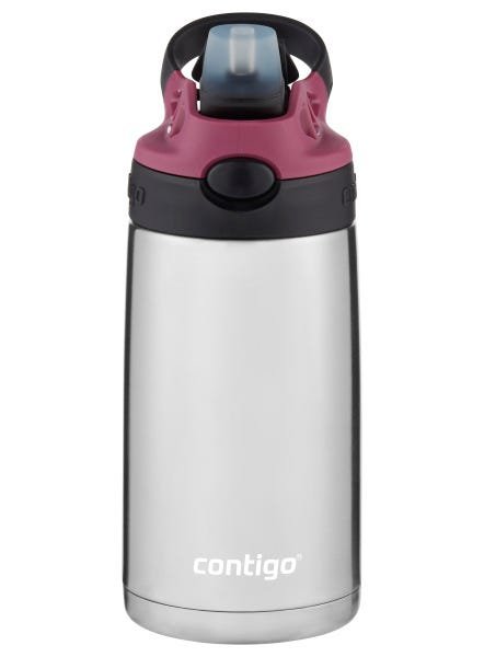 Garrafa Térmica Infantil Inox - Autospout Roxo-Rosa - 384ml Contigo