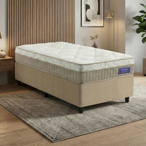 Colchão Solteiro Molas Ensacadas Euro In Natural Confort 88x188x25cm