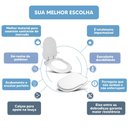Ver imagem 4 de Tampa Vaso Sanitário Poliester Acrilico Hampton Branco para Bacia Incepa