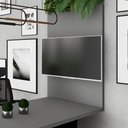 Ver imagem 1 de Painel de Tv Sala de Reunião 90cm X 135cm C/ Passa Cabos F5 Cor:cinza Sagrado