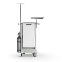 Ver mais imagens de Carrinho Auxiliar Hospitalar Emergência 5 Gavetas - Tampo Inox - Estrutura em Aço e Acessórios Mad.U