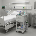 Ver imagem 5 de Carrinho Auxiliar Hospitalar Emergência 5 Gavetas - Tampo Inox - Estrutura em Aço e Acessórios Mad.U