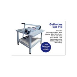 Guilhotina Industrial Gsi 810mm 300 Folhas - 3