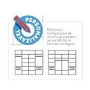 Ver imagem 6 de Roupeiro Milano MDF 4 Gavetas 2 Portas Correr Itaúba Âmbar/Off White MIL124