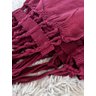 Rede de Dormir Casal Balanço de Algodão Reforçada 3,80m X 1,50m Varias Cores:vinho - 3