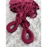 Rede de Dormir Casal Balanço de Algodão Reforçada 3,80m X 1,50m Varias Cores:vinho - 2