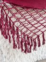 Ver imagem 5 de Rede de Dormir Casal Balanço de Algodão Reforçada 3,80m X 1,50m Varias Cores:vinho