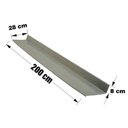 Ver imagem 2 de Rufo Externo C 33 2 Metros Galvanizada - 105 - Calhaforte