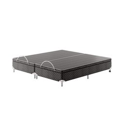 Base Box Baú Bipartido Queen Spubio Incofal Marrom 158x198x40cm - 2