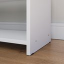 Ver imagem 4 de Sapateira Safira Organizadora Calçados Decoração Quarto Hall Entrada Banquinho - Branco - Rpm Móveis