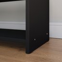 Ver imagem 4 de Sapateira Safira Organizadora Calçados Decoração Quarto Hall Entrada Banquinho - Preto/freijó - Rpm