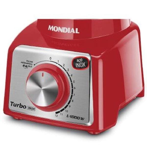 Liquidificador Portátil Mondial Turbo Premium Filtro 1000W 12V Vermelho - 2