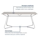 Ver imagem 4 de Mesa de Jantar Retangular 180x75,5cm Vareta