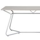 Ver mais imagens de Mesa de Jantar Retangular 180x75,5cm Vareta Branco/Cromada