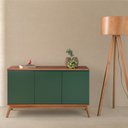 Ver imagem 1 de Balcão, Buffet, Balcão 3 Portas, Buffet 3 Portas, Buffet de Madeira Maciça, Armário