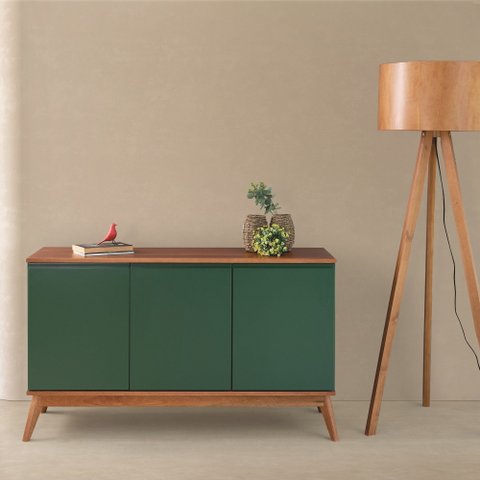 Balcão, Buffet, Balcão 3 Portas, Buffet 3 Portas, Buffet de Madeira Maciça, Armário