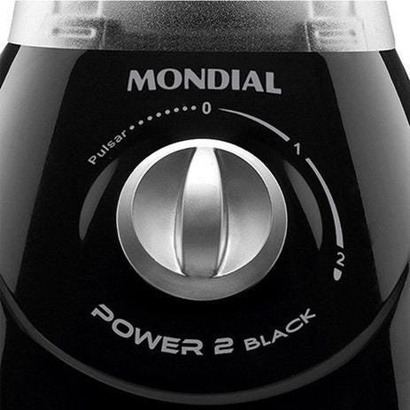 Liquidificador Liqüidificador Mondial Power 2 400W L29 Preto 220V - 2