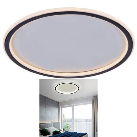 Luminaria Paflon Led 3 Tons Decoraçao Moderna Teto Iluminaçao Sala Estar Quarto Loja Casa Comercio