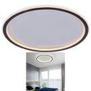 Ver imagem 1 de Luminaria Paflon Led 3 Tons Decoraçao Moderna Teto Iluminaçao Sala Estar Quarto Loja Casa Comercio