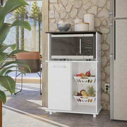 Balcão Fruteira Malu 2022 Branco - 1