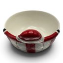 Ver imagem 7 de Bowl Natalino em Porcelana Papai Noel para Doces e Petiscos a: 12cm L: 15cm C: 17cm
