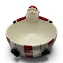 Ver imagem 1 de Bowl Natalino em Porcelana Papai Noel para Doces e Petiscos a: 12cm L: 15cm C: 17cm